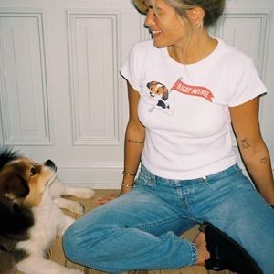 Djerf Avenue Rufus Dog T Shirt